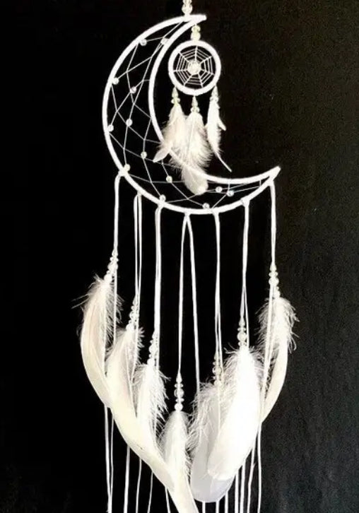 White Moon Dream Catcher