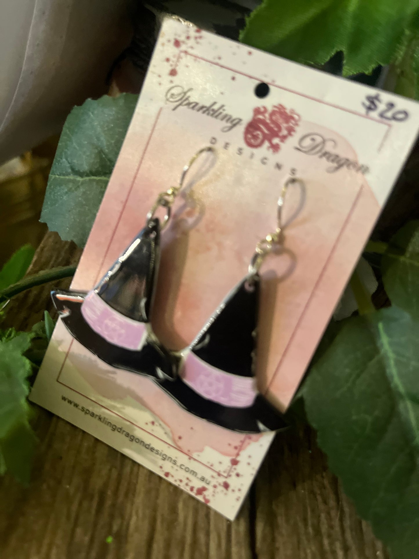 Witch Hat Earrings