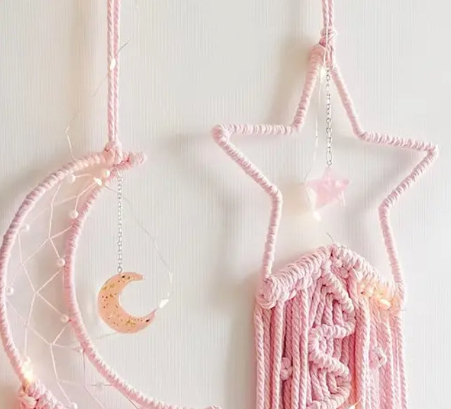 Pink Moon Dream Catcher