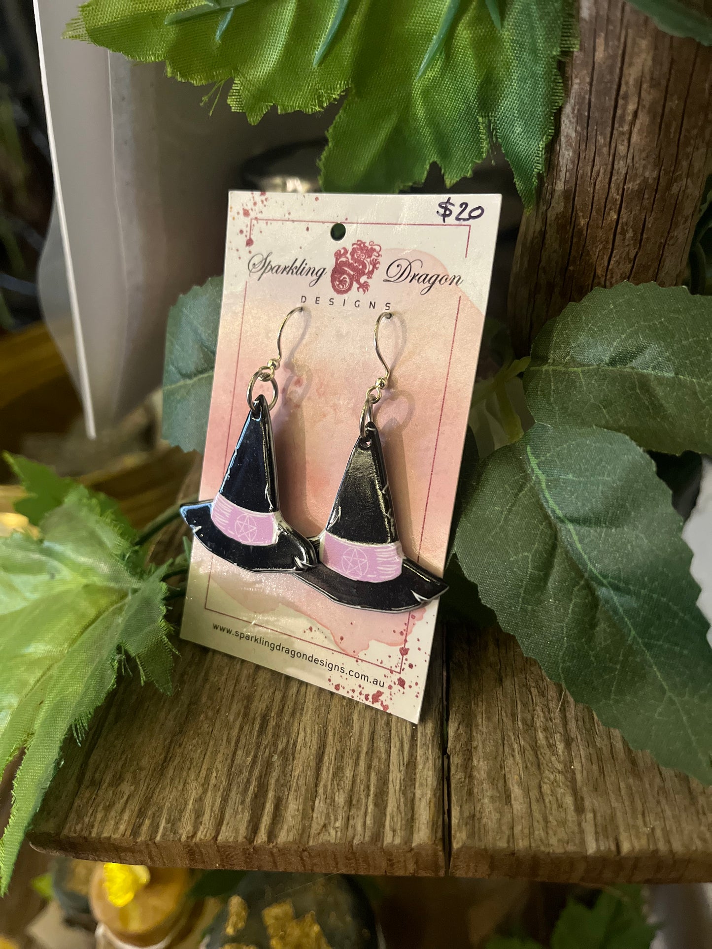 Witch Hat Earrings