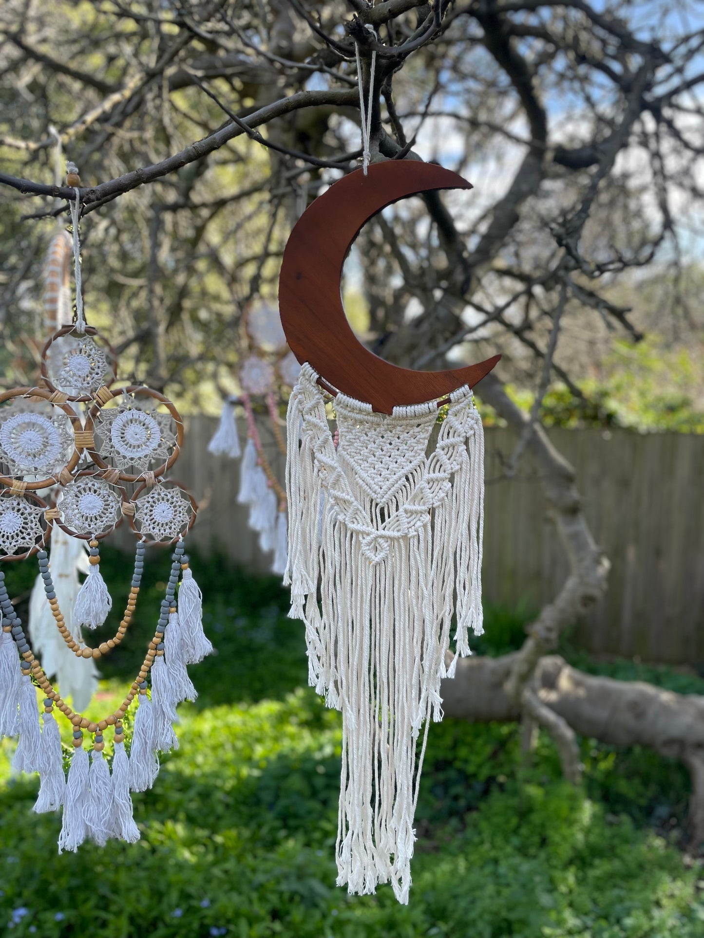 Dark Moon Dream Catcher (Large)