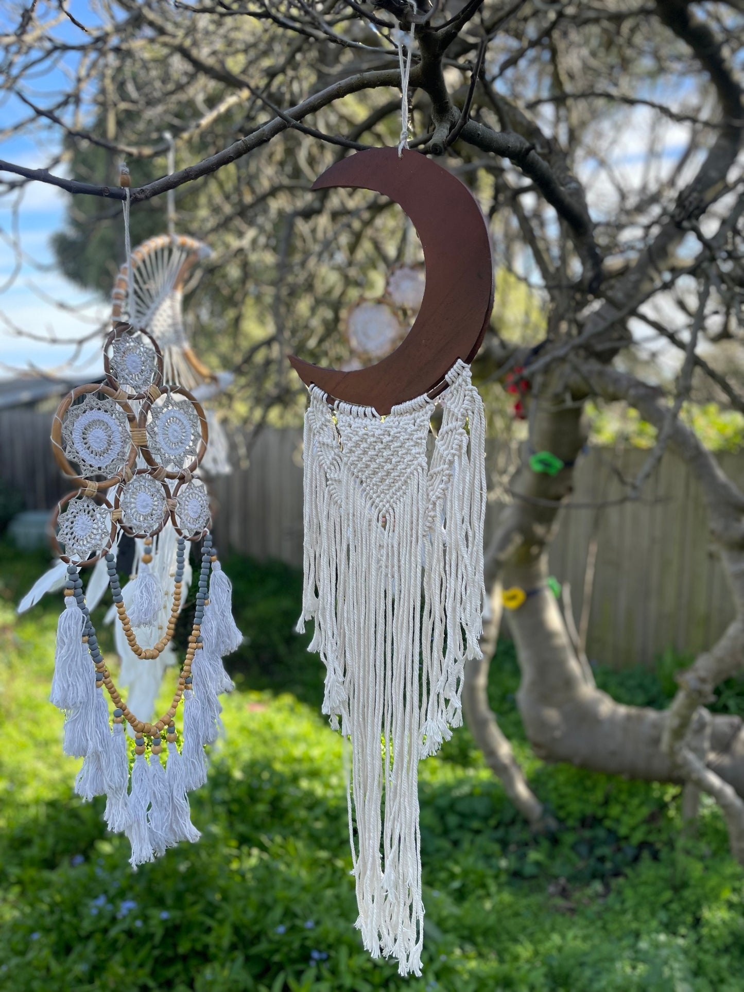 Dark Moon Dream Catcher (Large)