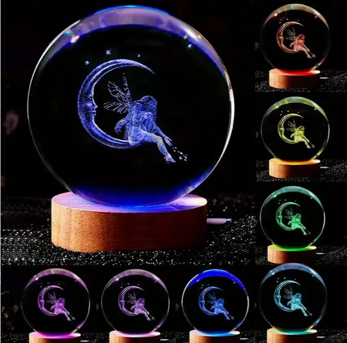 Crystal Ball Fae Night Light