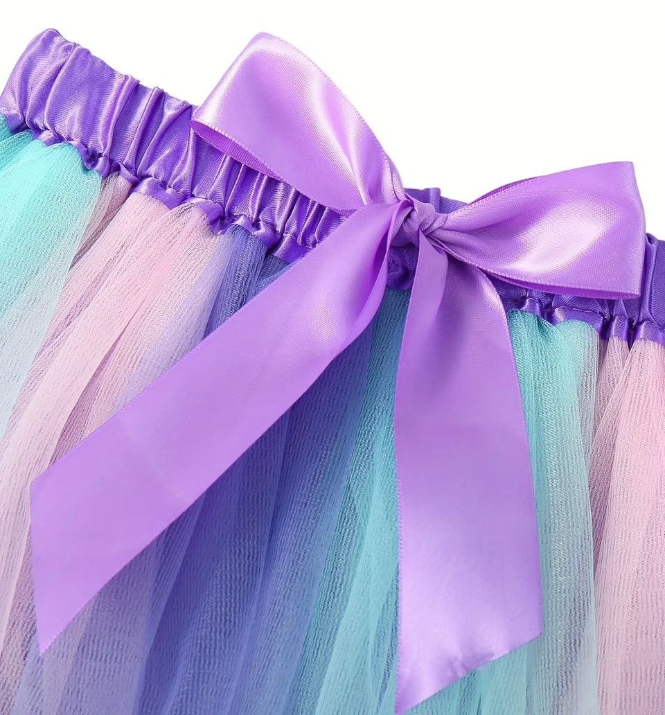 Satin Rainbow Tutu