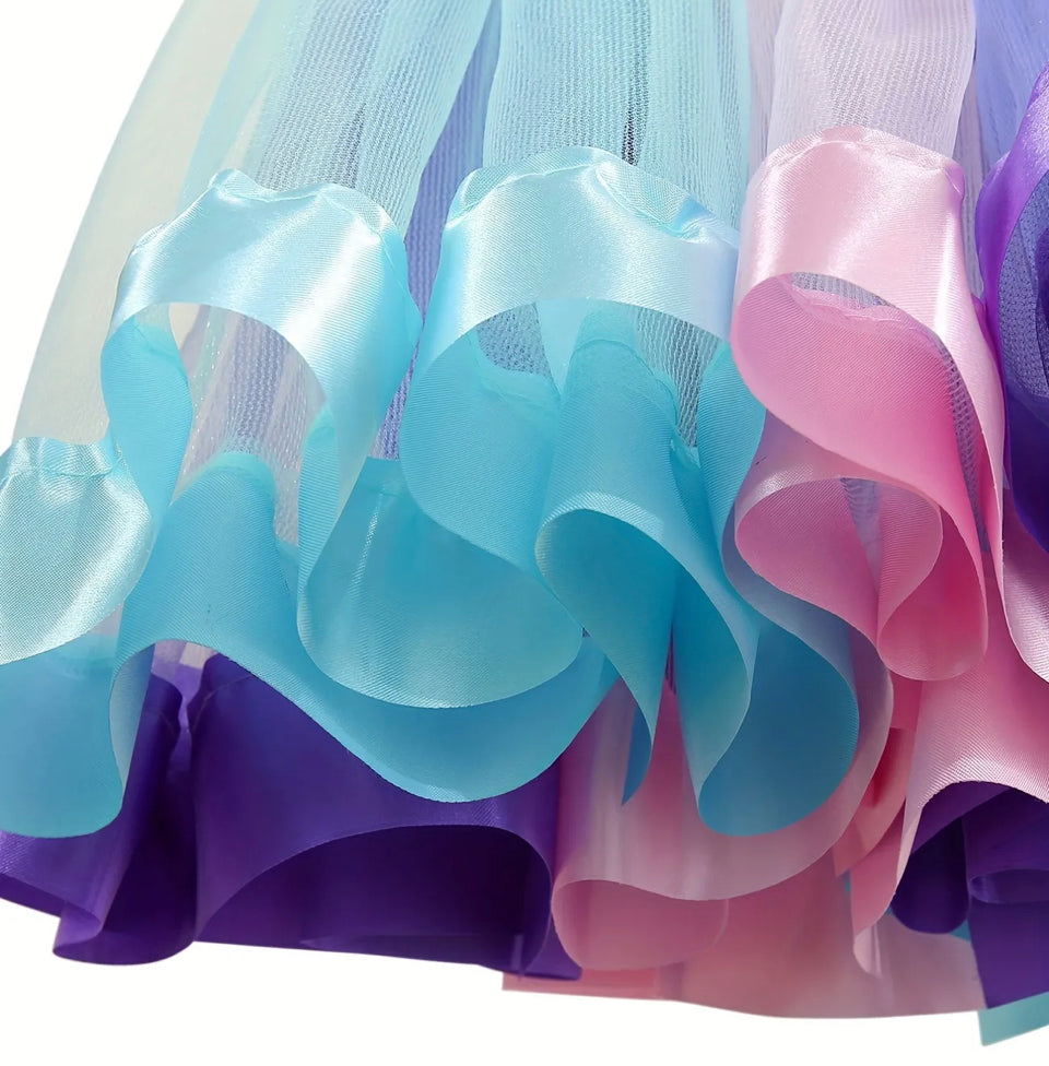 Satin Rainbow Tutu