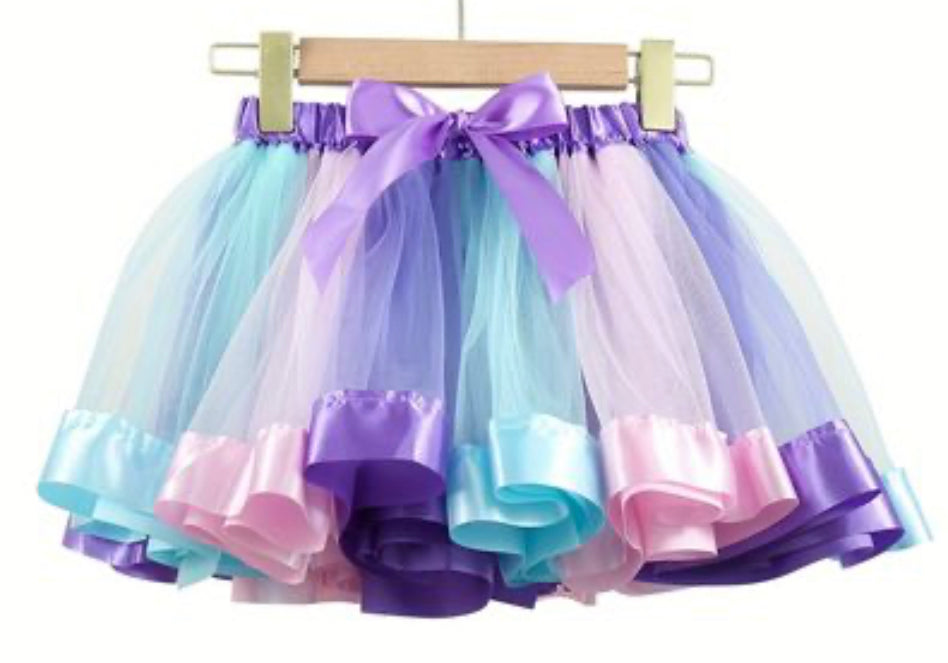 Satin Rainbow Tutu