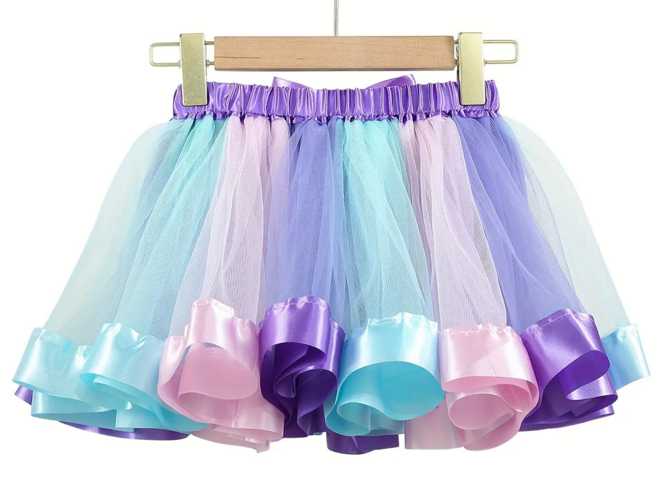 Satin Rainbow Tutu