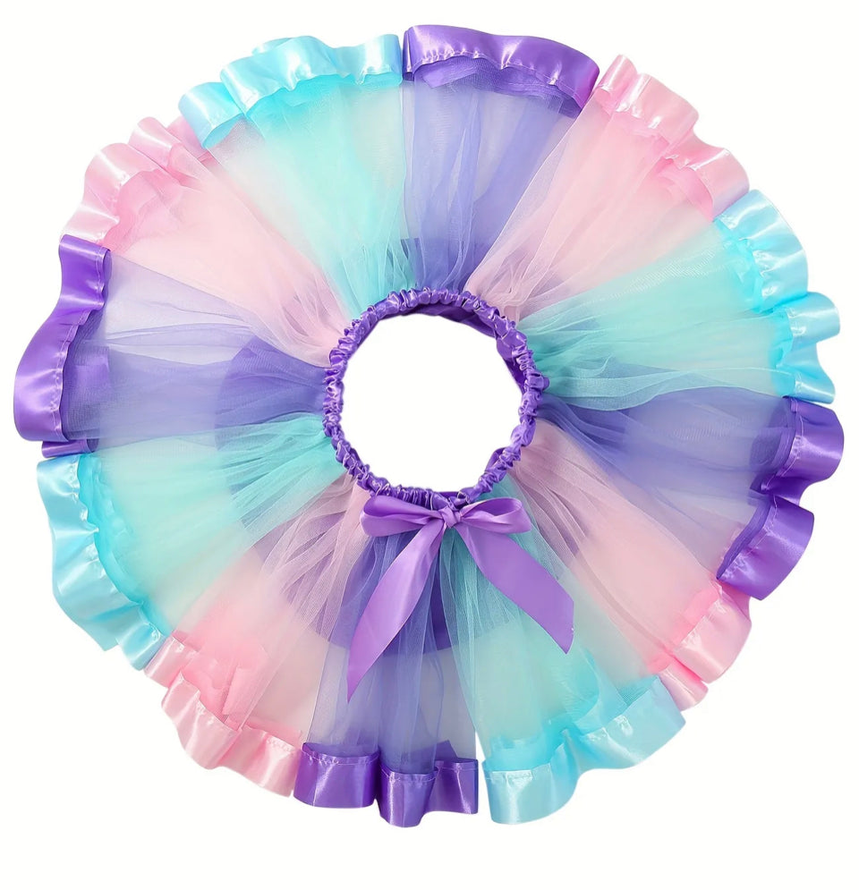 Satin Rainbow Tutu