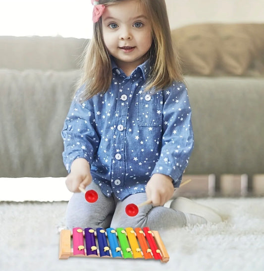 Wooden Rainbow Xylophone