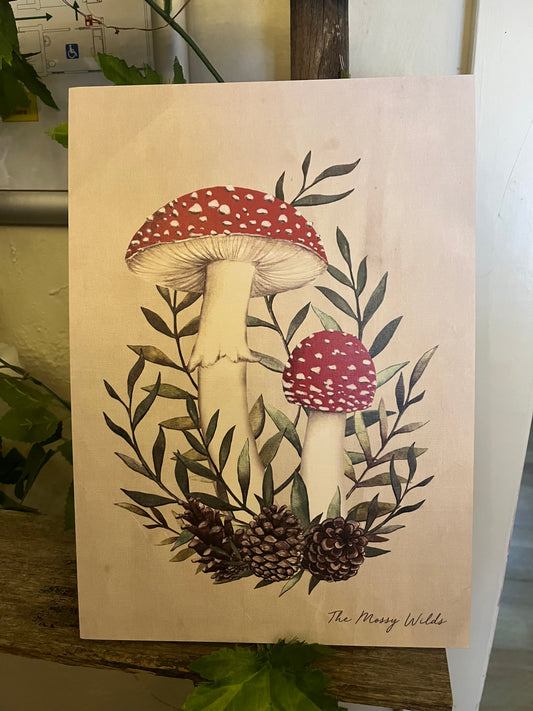 Red Mushroom Artwork