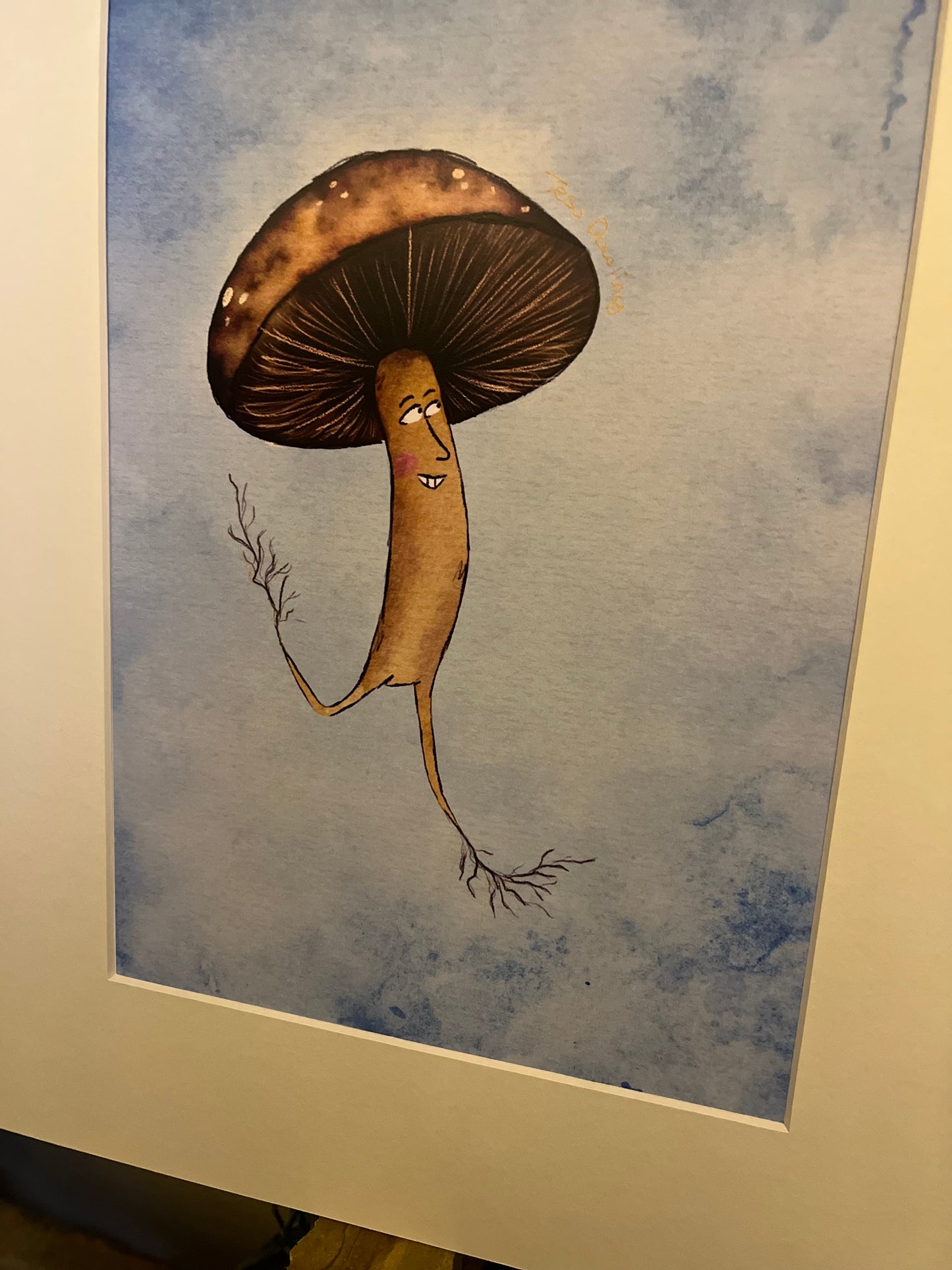 Strolling Mushroom Artwork