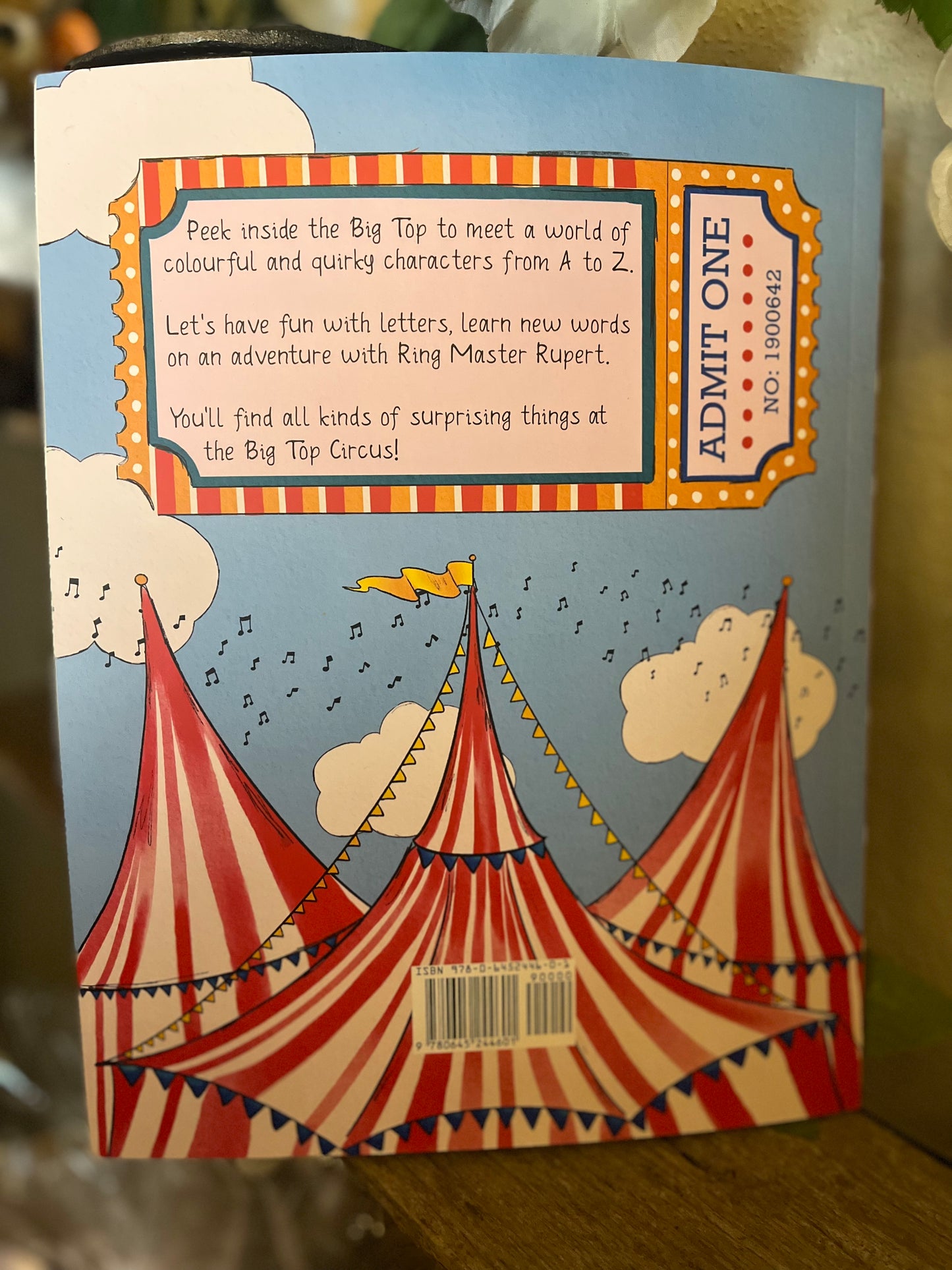 At the Big top Circus- Book by Tess Dowling