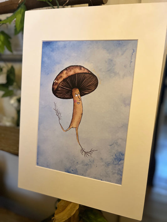 Strolling Mushroom Artwork